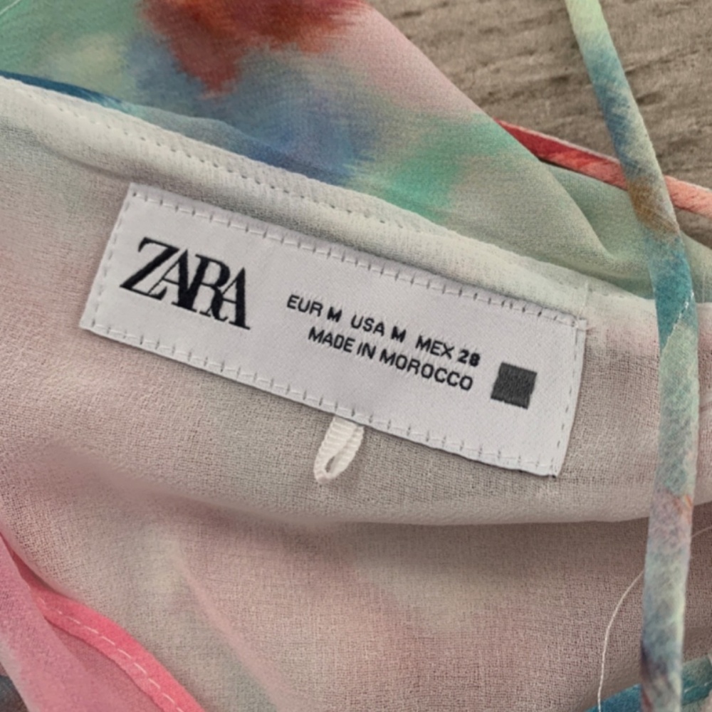 Zara Spring Ruffle Mini Dress - Picture 3 of 3